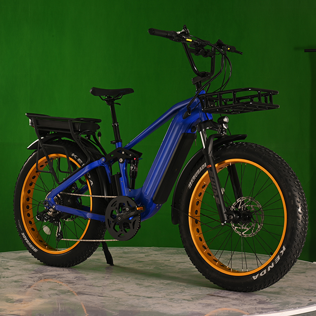 ELETCIRD -Fahrrad mit Doppelbatterie Hochleistungs Elektrik -Fettreifenbike 1500W Nabe Hub Motor