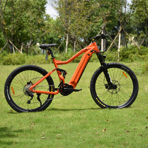 500-W-Mittelmotor-Mountain-Elektrofahrrad mit vollgefedertem MTB-Design