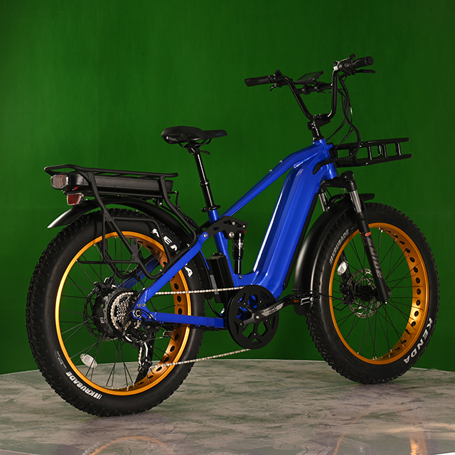 ELETCIRD -Fahrrad mit Doppelbatterie Hochleistungs Elektrik -Fettreifenbike 1500W Nabe Hub Motor