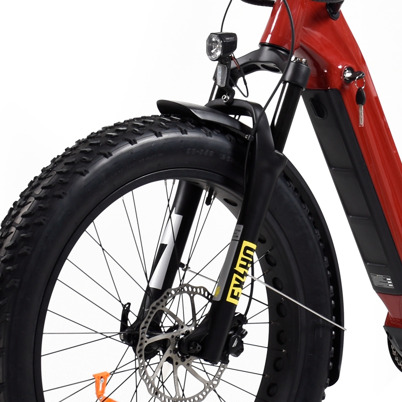 Step-Through-Bike-Elektro-26-Zoll-Fat-Reifen-Fahrrad Bafang 500W Mittelmotor-Elektrofahrrad 