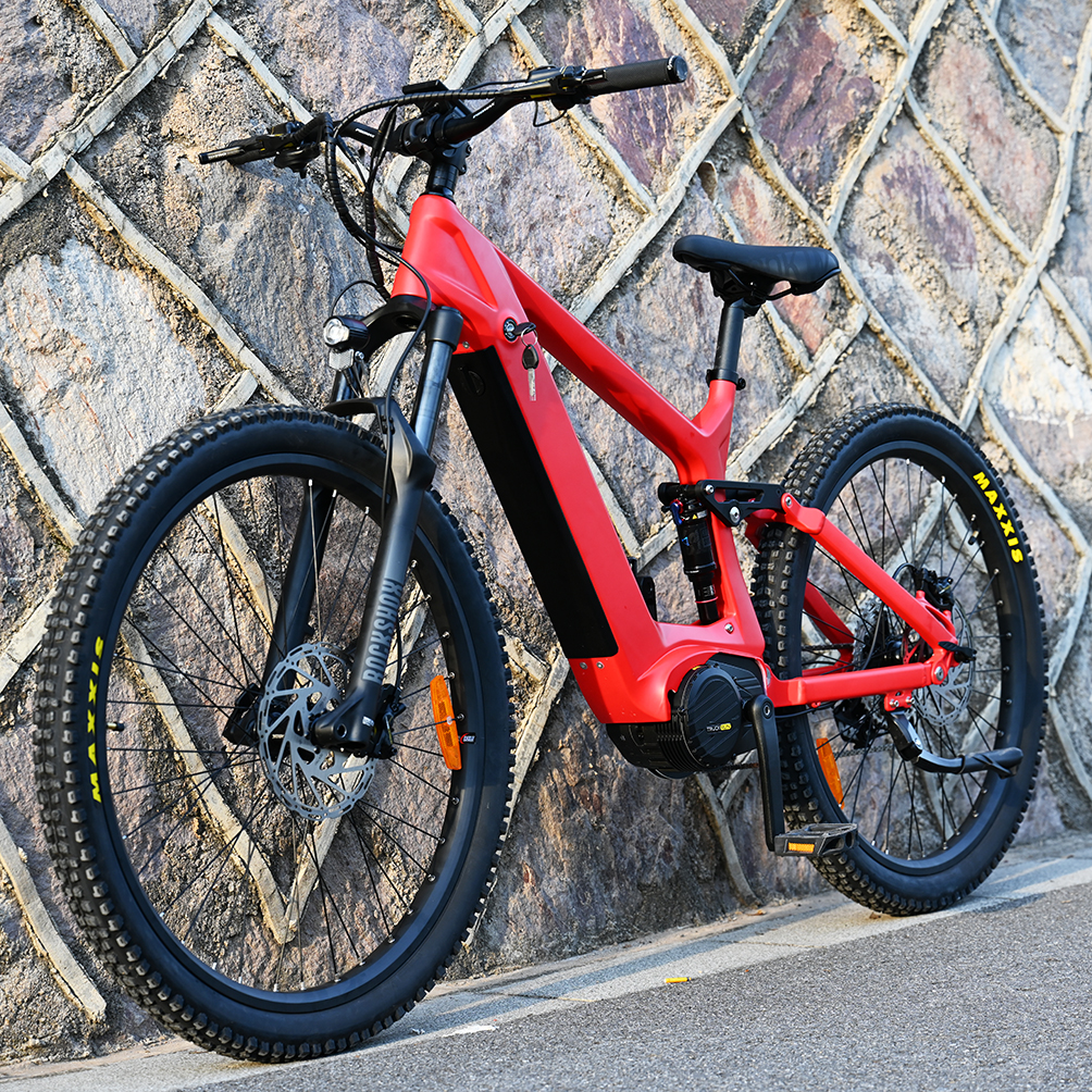 1000 W/1200 W elektrisches Mountainbike mit 180 Nm/240 Nm maximalem Drehmoment und vollgefedertem MTB zu verkaufen