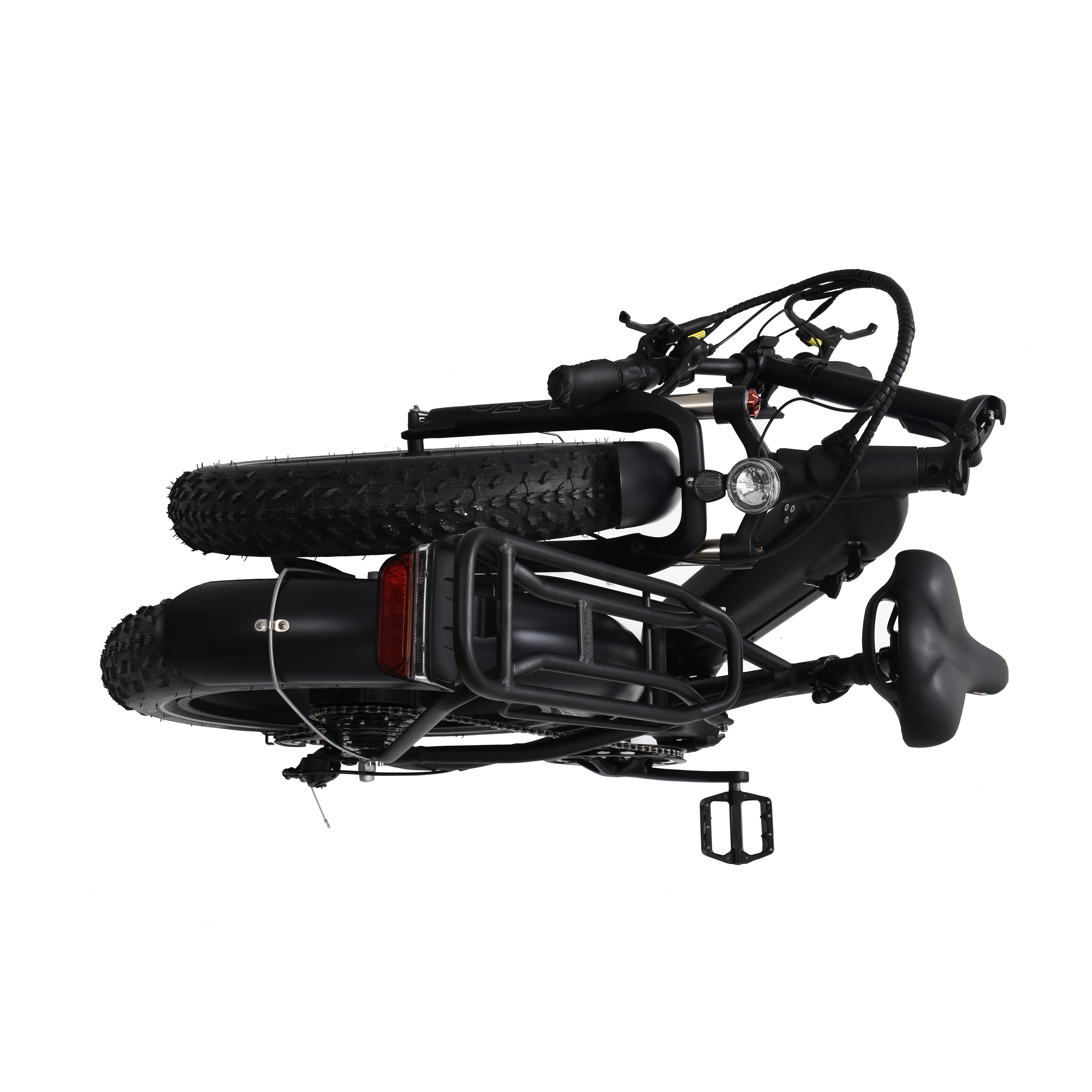 Faltbares 20-Zoll-Motorrad mit versteckter Batterie und Hinterradnabe und 7-Gang-Getriebe