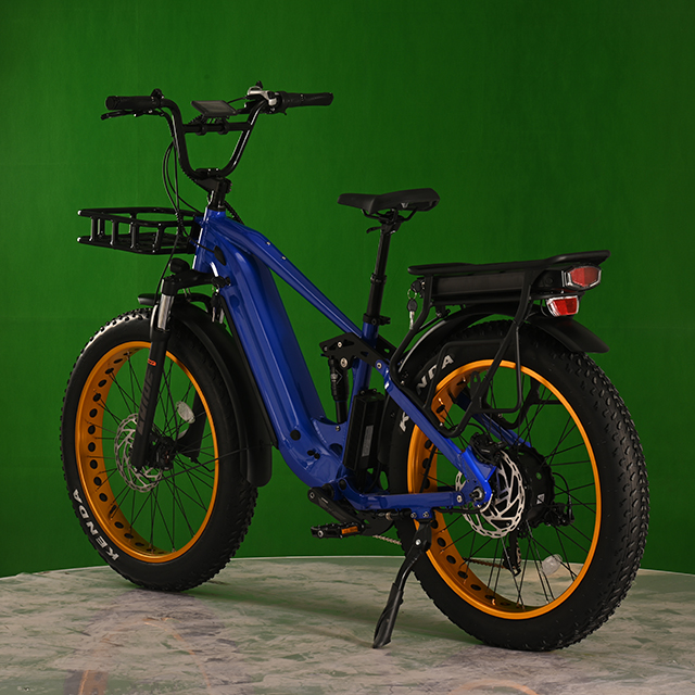 ELETCIRD -Fahrrad mit Doppelbatterie Hochleistungs Elektrik -Fettreifenbike 1500W Nabe Hub Motor