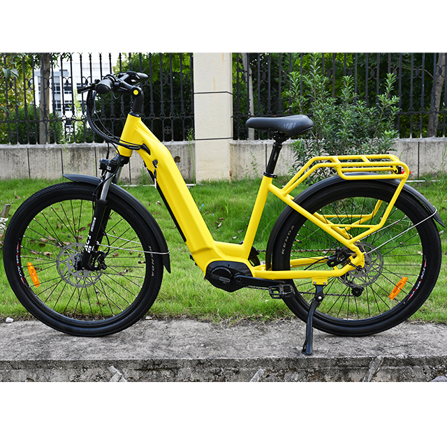 Electric Bike Factory 350W/500W Mid Motor City E Bike 27,5'' 10/15Ah Batterie Elektrisches Stadtfahrrad