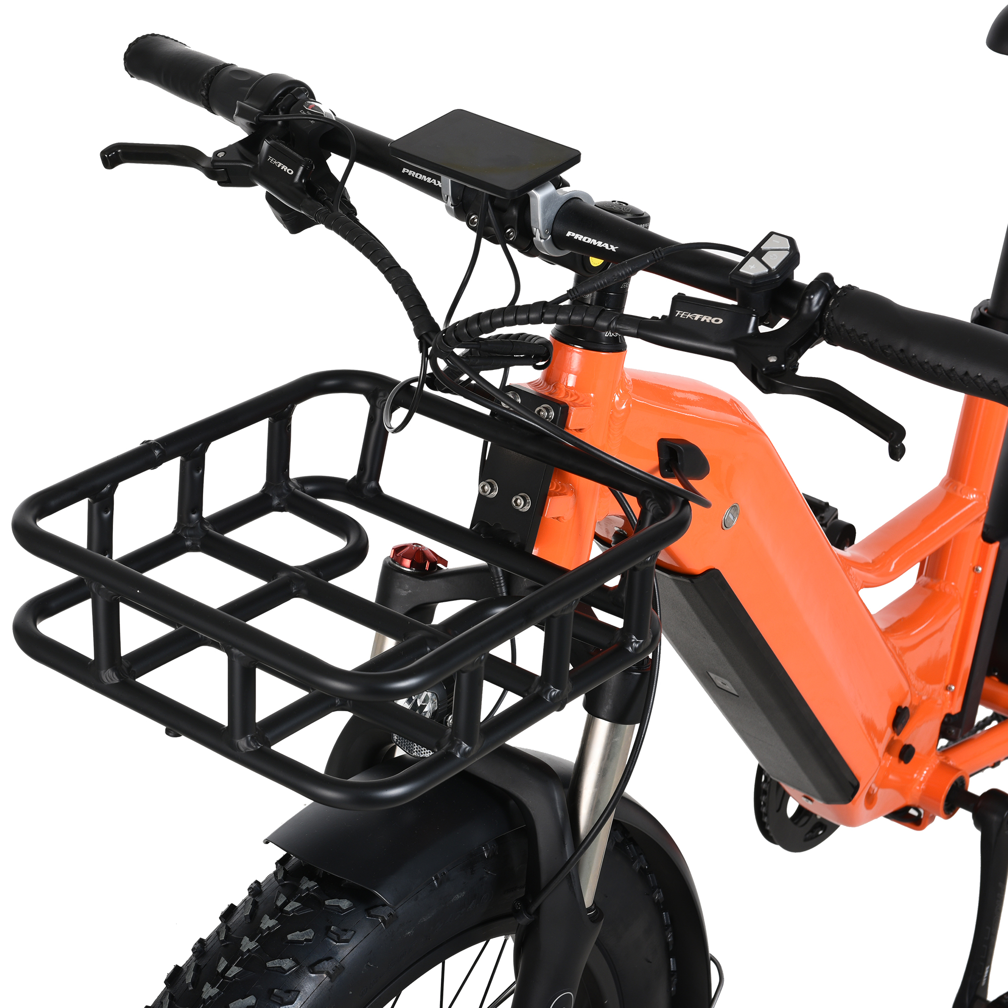 Hinterradnabenmotor-Design, 24-Zoll-Fettreifen-E-Modell, Step-Through-Design-Elektrofahrrad