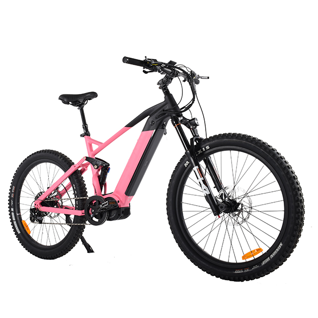 Full Suspension 1000W Power Mountain E Bike Ebike mit dünnerem Reifen