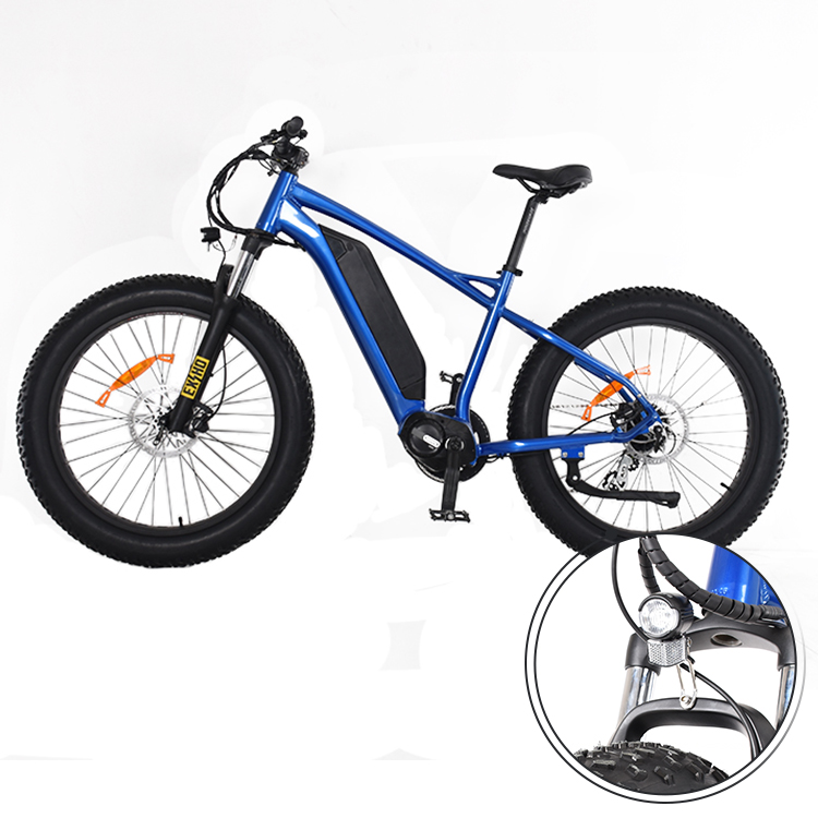 Bafang M600 500W Fat Tire Elektrofahrrad zu verkaufen, Höchstgeschwindigkeit 45 km/h, herausnehmbare Lithiumbatterie