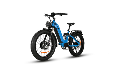 Schritt durch ein fettes Fahrrad 