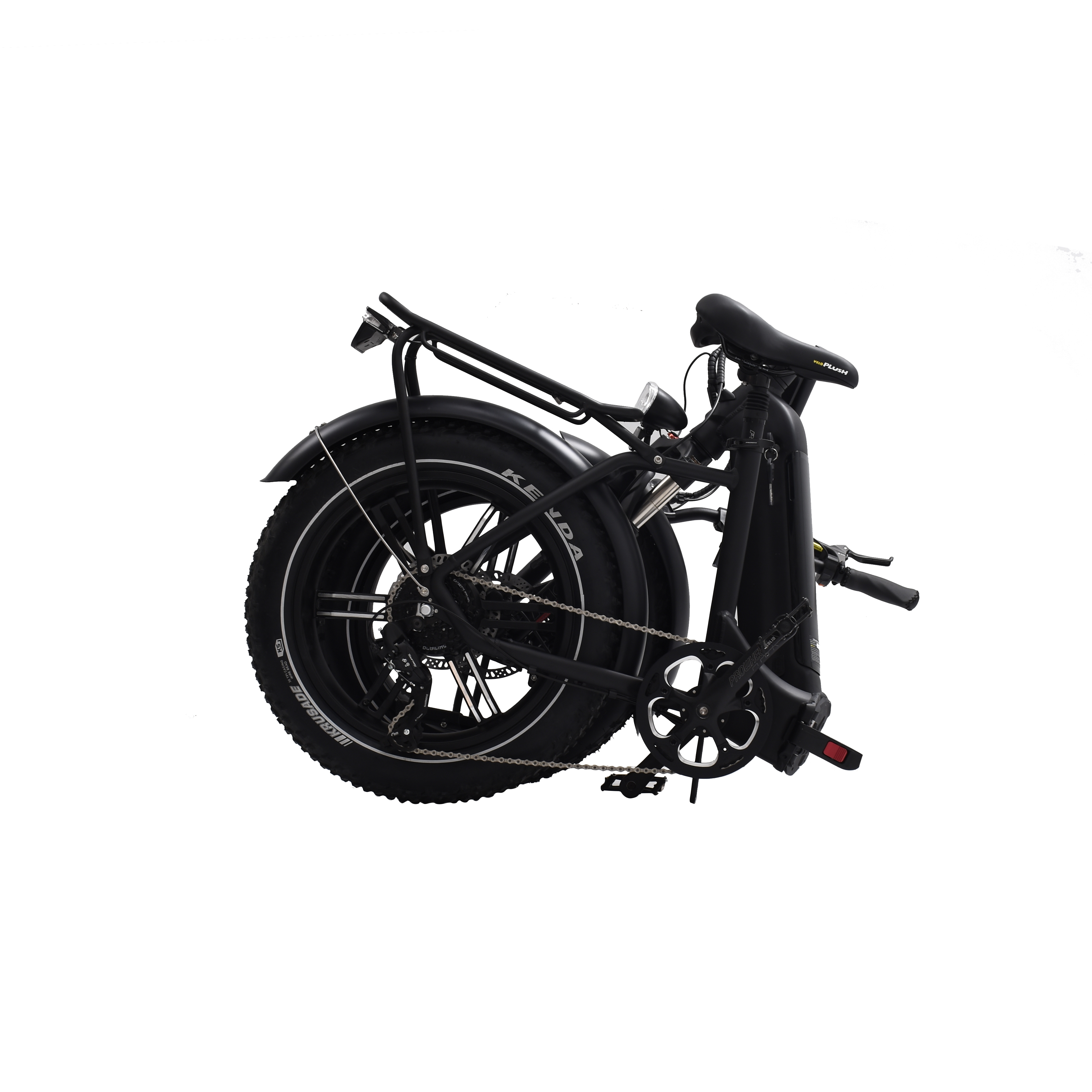 Faltbares 20-Zoll-Motorrad mit versteckter Batterie und Hinterradnabe und 7-Gang-Getriebe