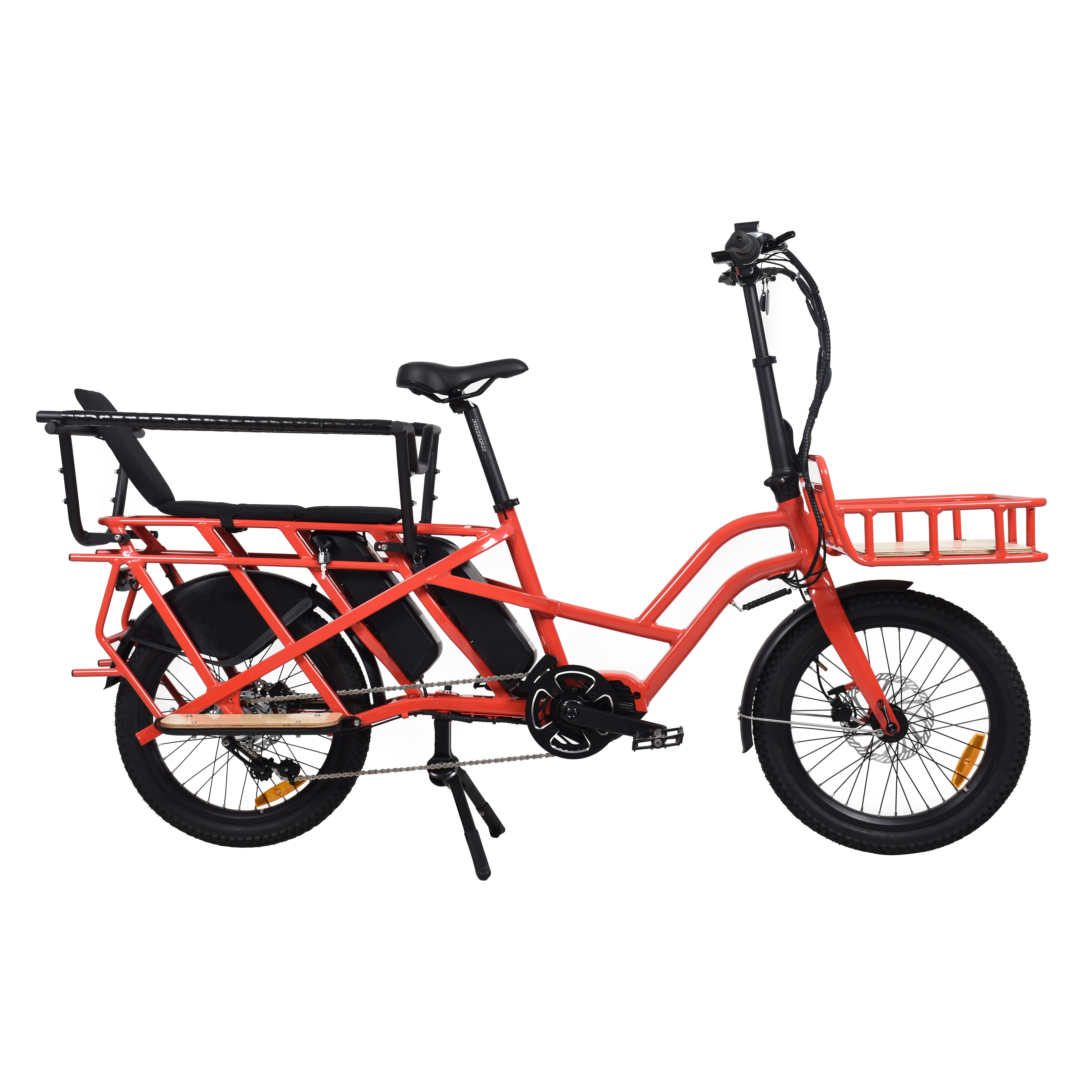 Alu Alloy Design Electric Cargo Bike Bike Korb