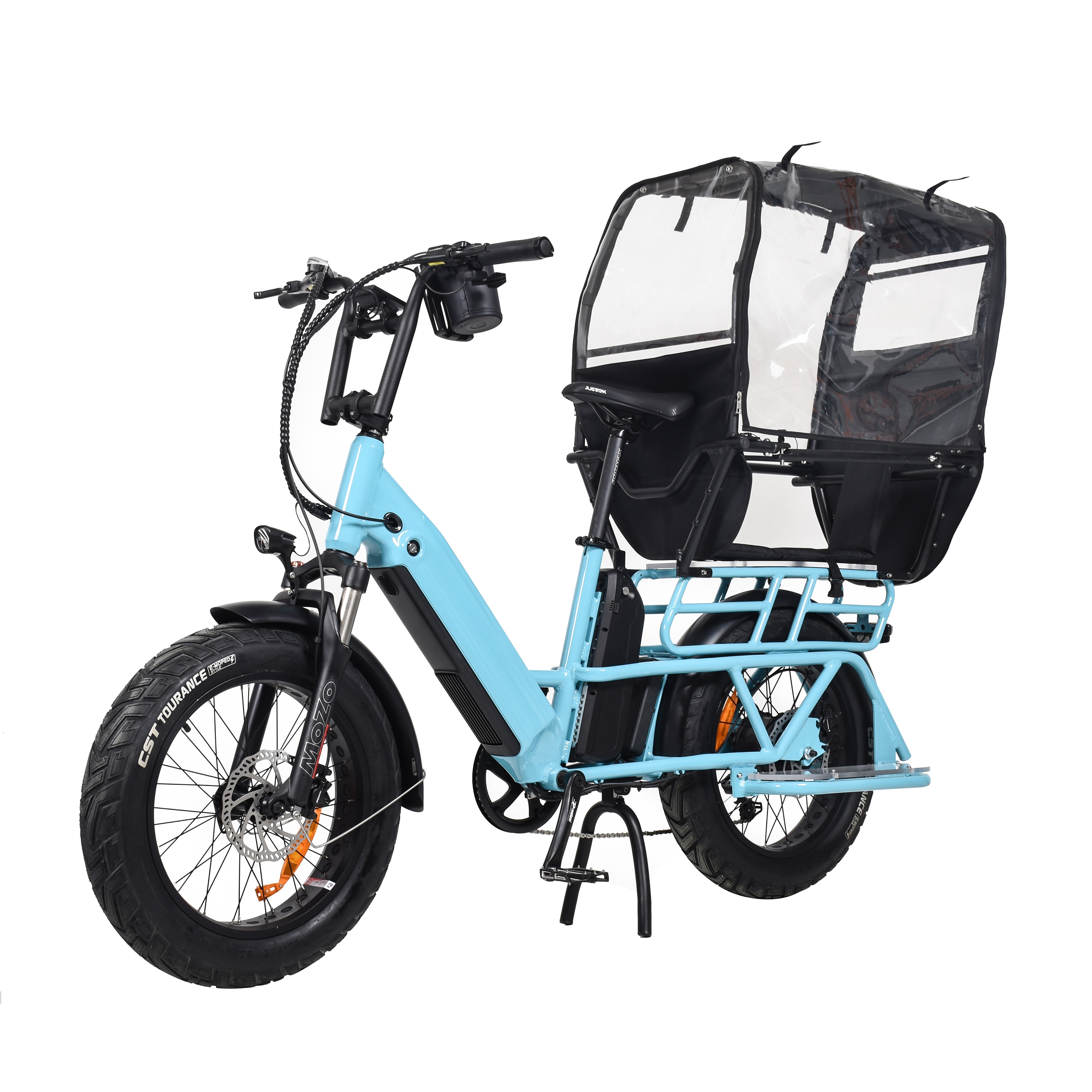 TDN04Z Long Range Cargo Elektrofahrrad Hinterradnabenmotor Antriebsmotor Cargo E-Bike Dual Battery Design