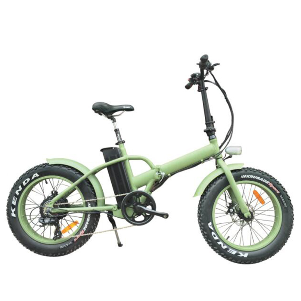 Faltbares 20-Zoll-Fat-Reifen-Hinterradnabenmotorrad mit 7-Gang-Getriebe