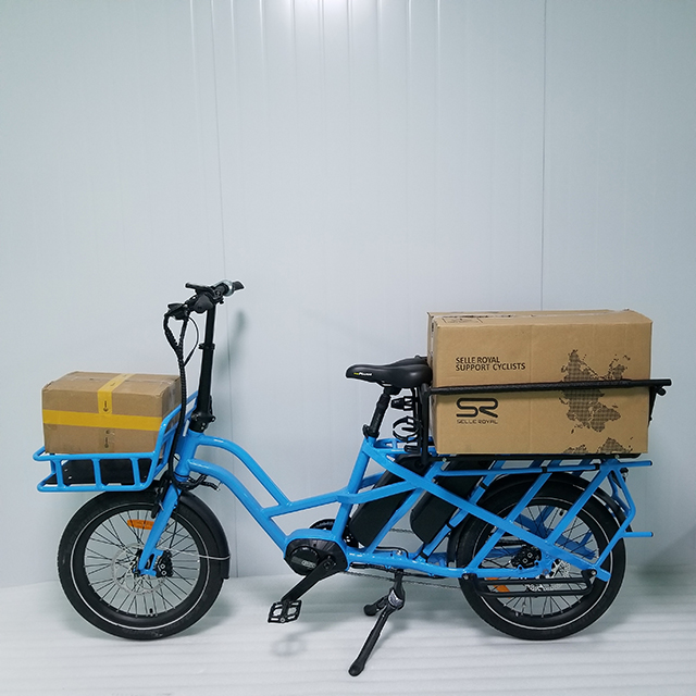Elektrischer Lastenfahrradkorb im Alu-Legierungsdesign