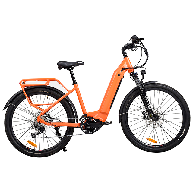 Electric Bike Factory 350W/500W Mid Motor City E Bike 27,5'' 10/15Ah Batterie Elektrisches Stadtfahrrad