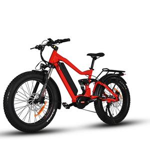 24-Zoll-Fettreifen-Fahrrad Leistungsstarkes Jagd-1000-W-Mittelmotorrad M620 Bafang-Motor