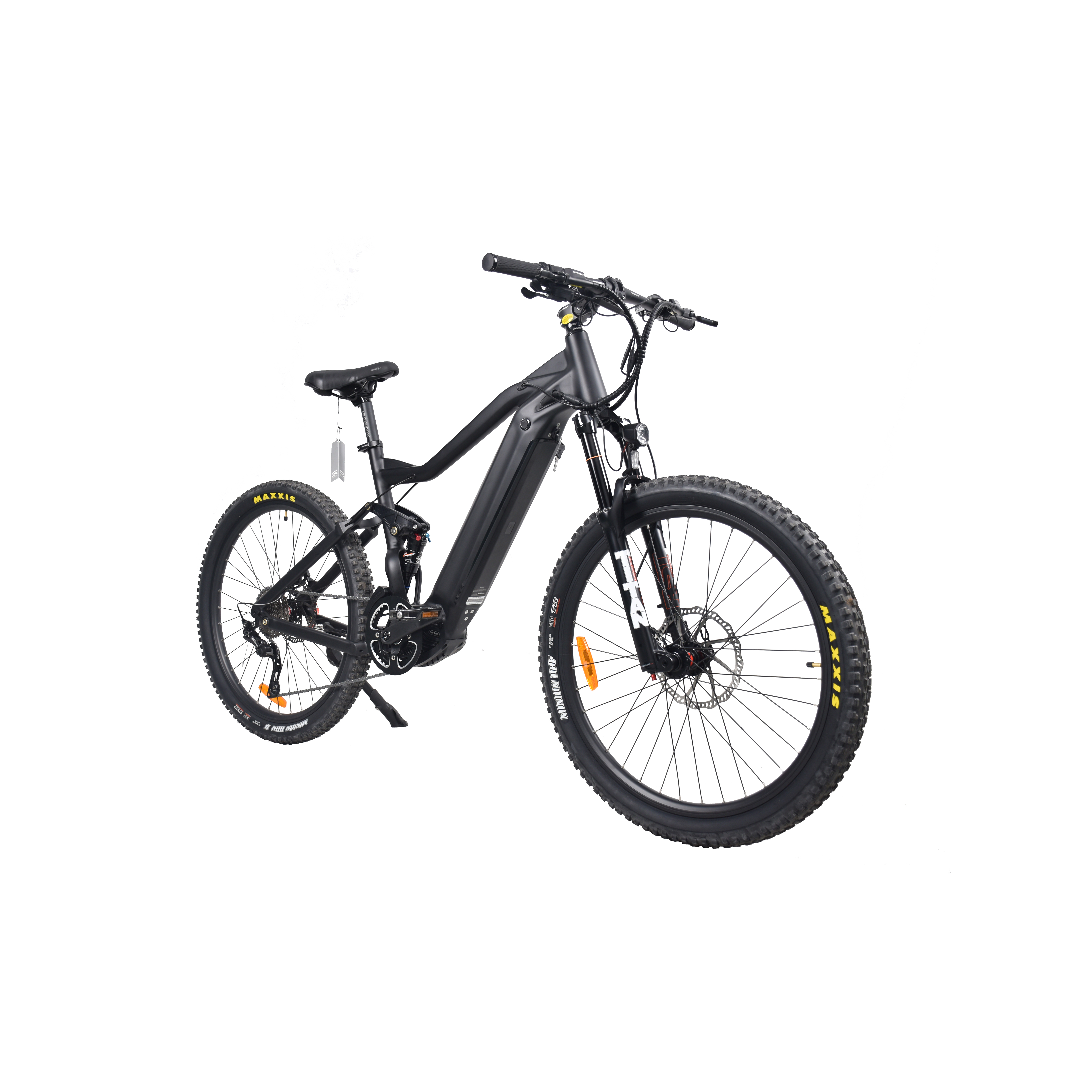 500-W-Mittelmotor-Mountain-Elektrofahrrad mit vollgefedertem MTB-Design