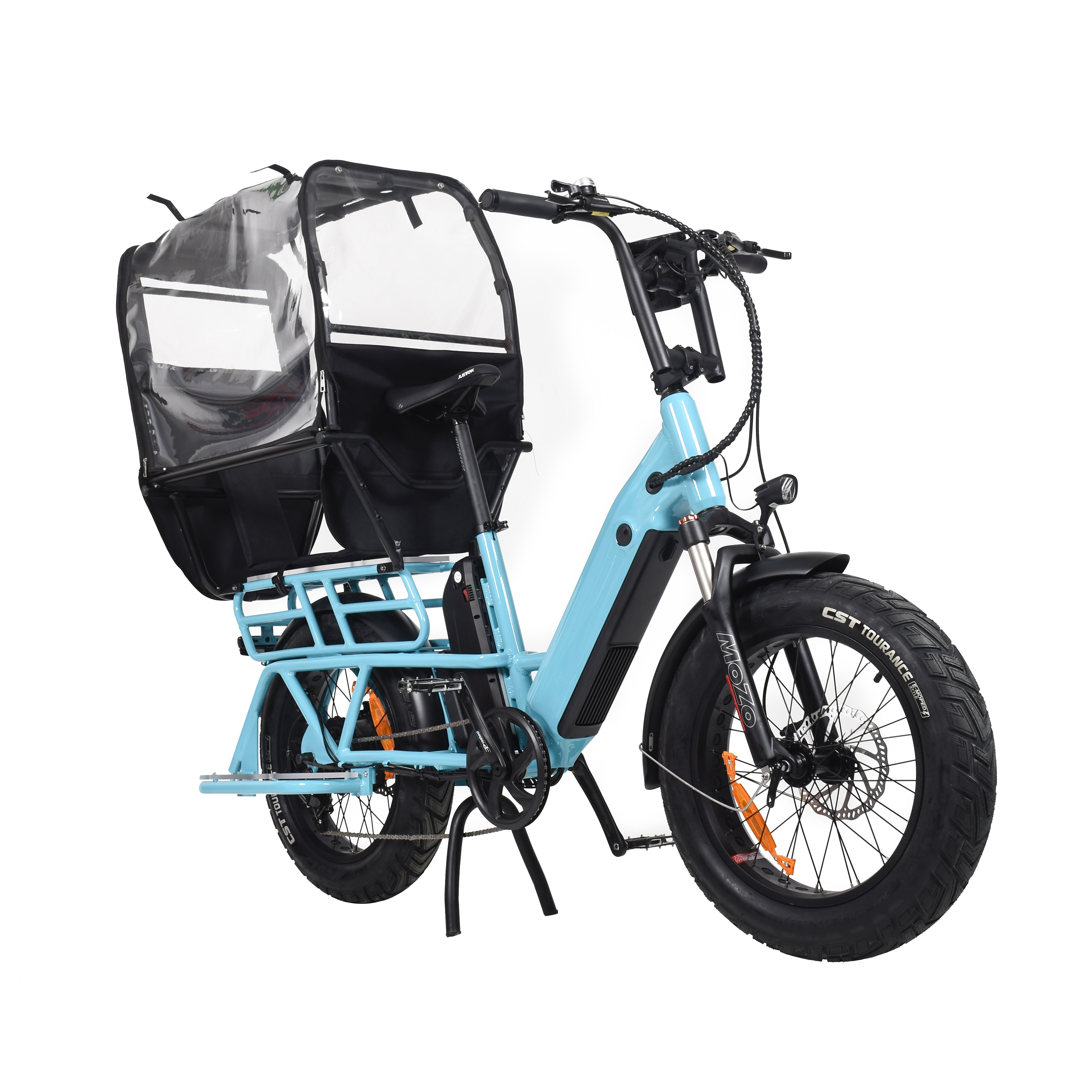 TDN04Z Long Range Cargo Elektrofahrrad Hinterradnabenmotor Antriebsmotor Cargo E-Bike Dual Battery Design