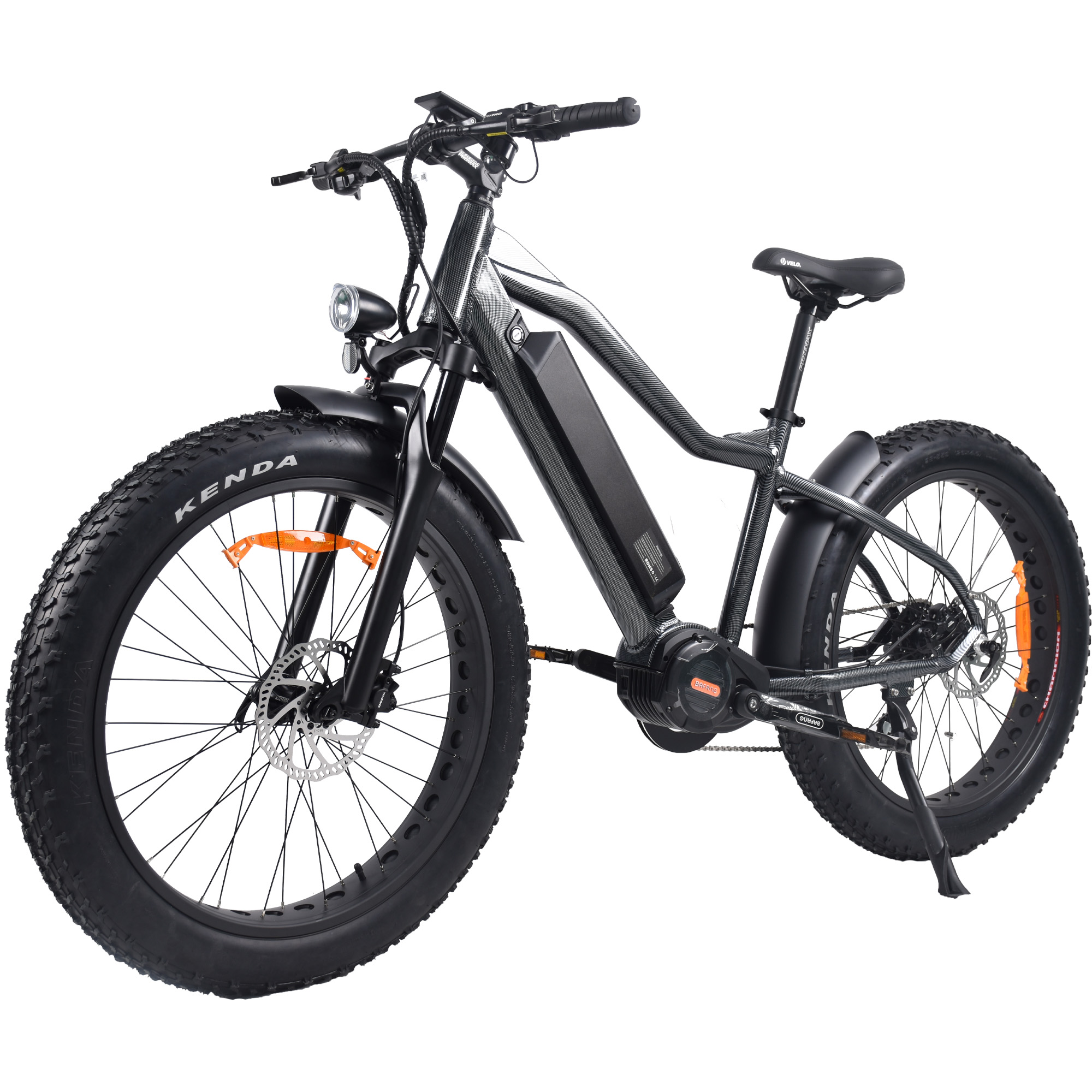 26' Zoll Fat Tire Bike Hard Tail Jagd Elektrofahrrad M620 Bafang MotorMid Motorrad