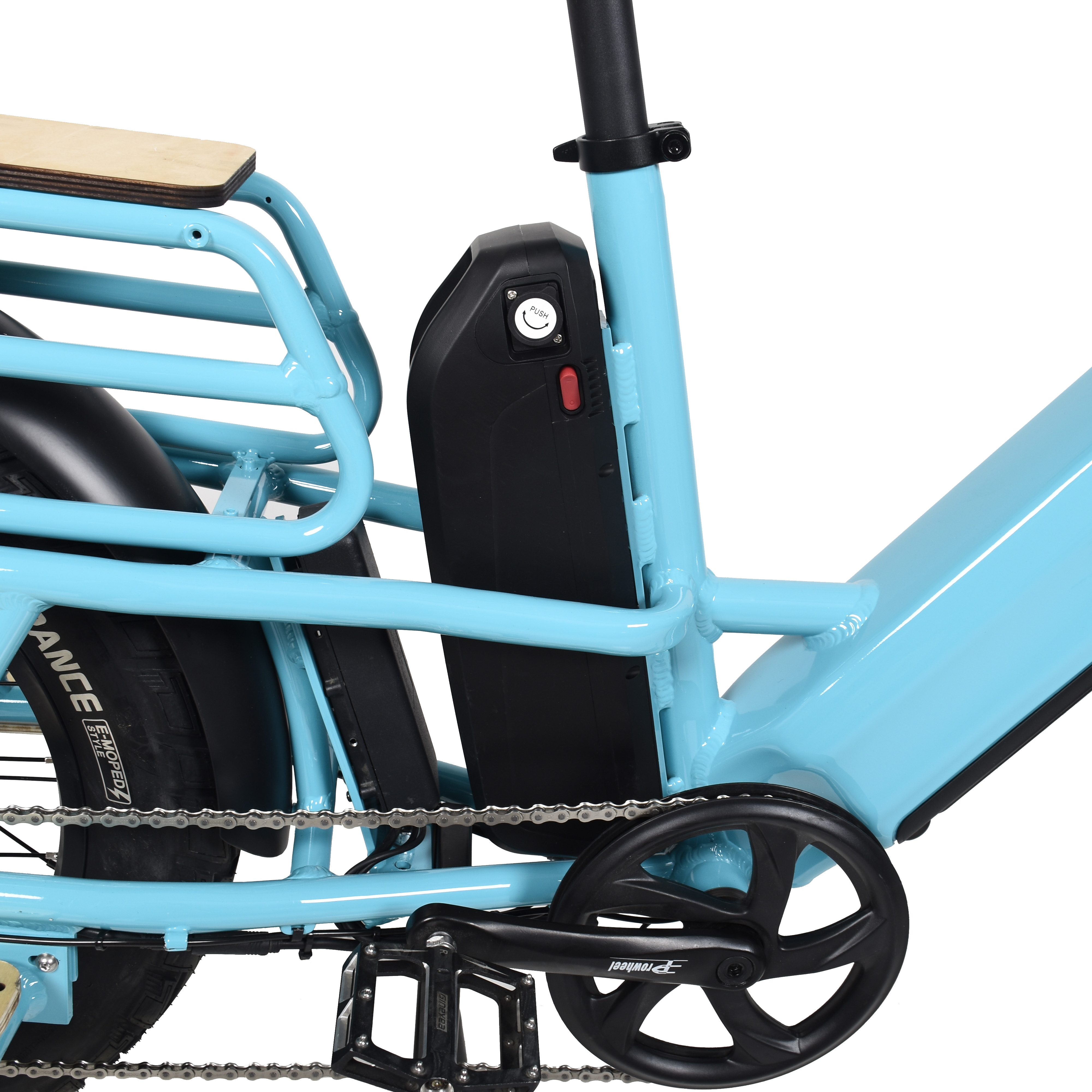 TDN04Z Long Range Cargo Elektrofahrrad Hinterradnabenmotor Antriebsmotor Cargo E-Bike Dual Battery Design