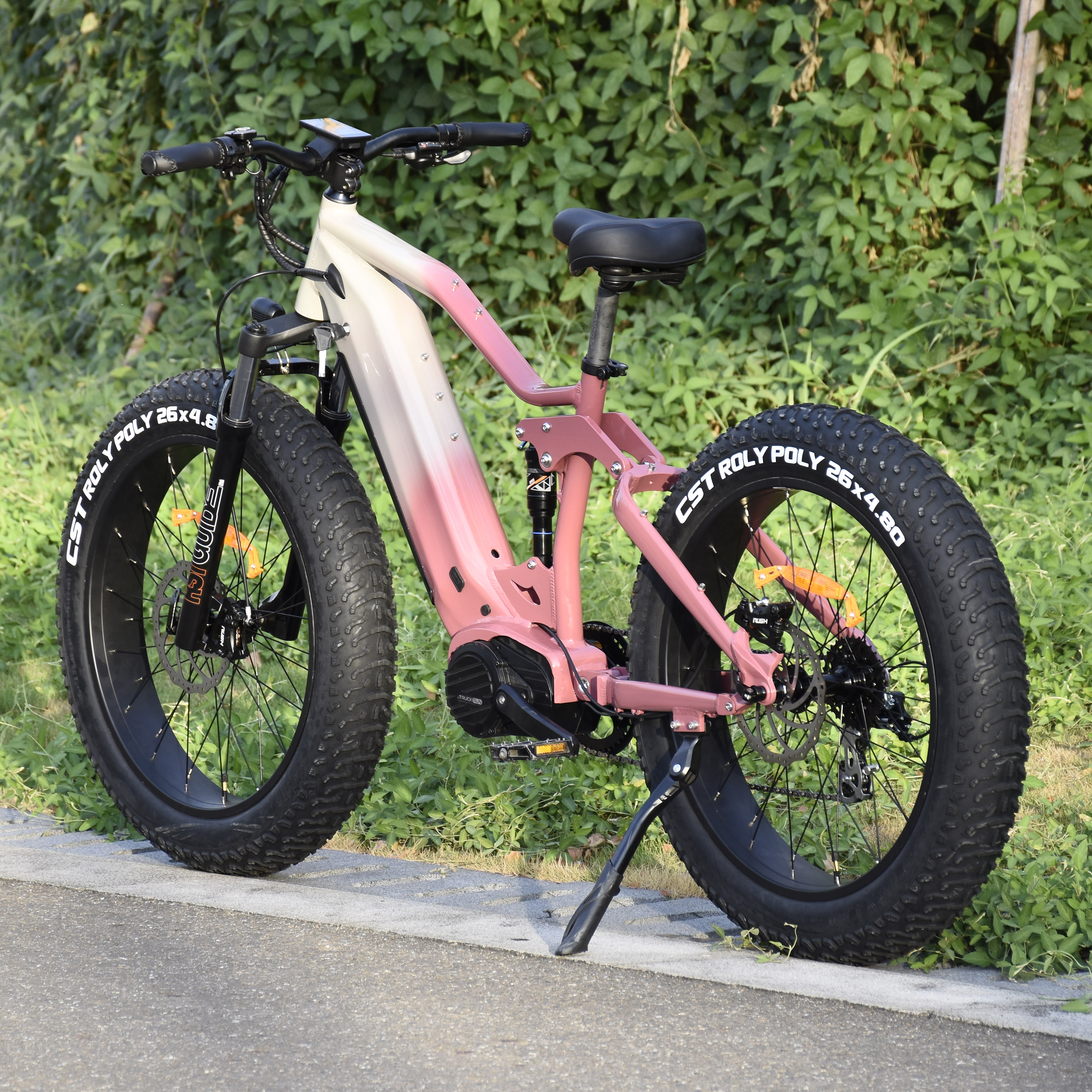 1000W/1200W Truckrun Mittelmotor-Elektrofahrrad Einzel-/Doppelbatterie-Option Fat Tire Elektrofahrrad