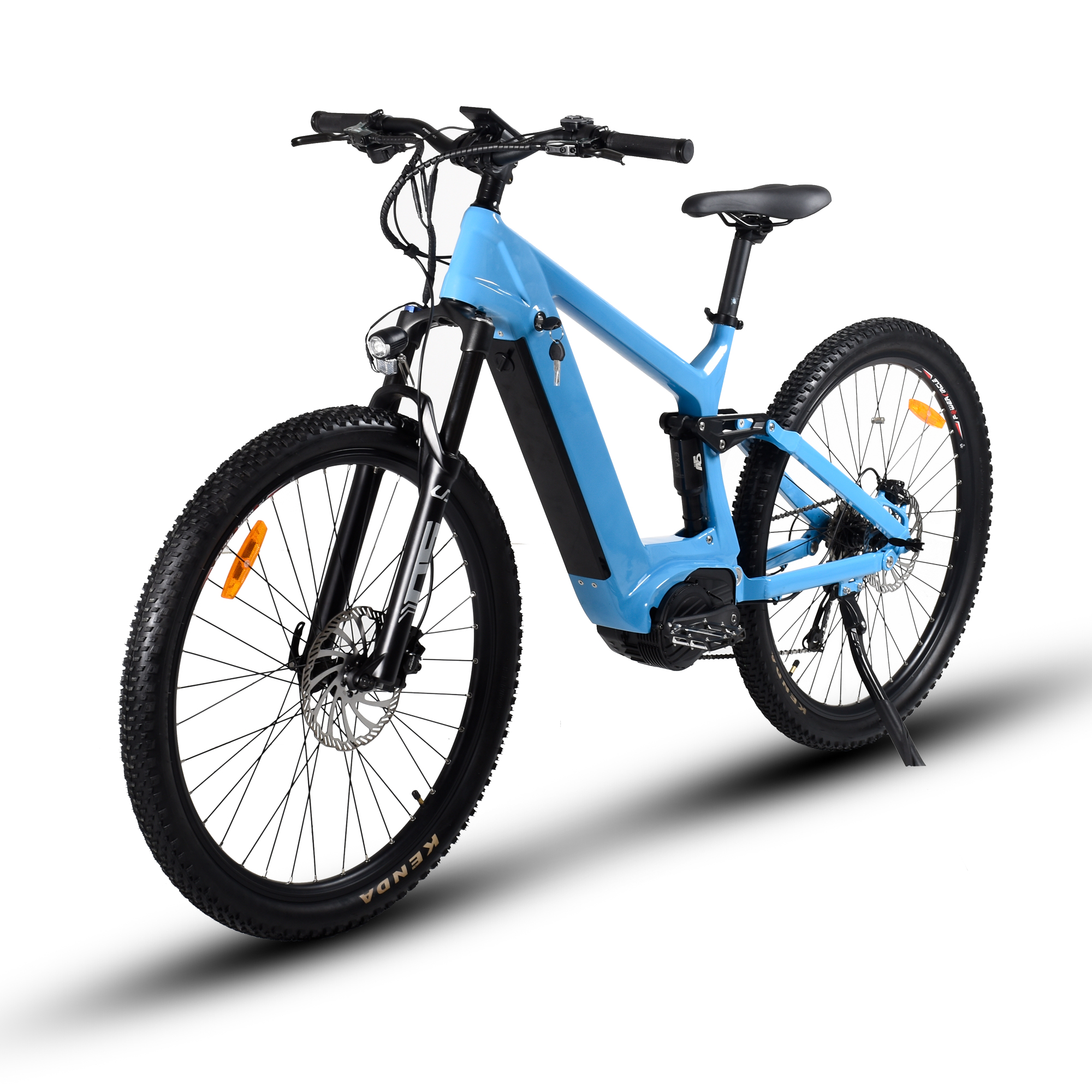 Kohlefaser -Elektrofahrrad 1000W/1200 W Mittelfahrradfahrradfahrradwagen MTB