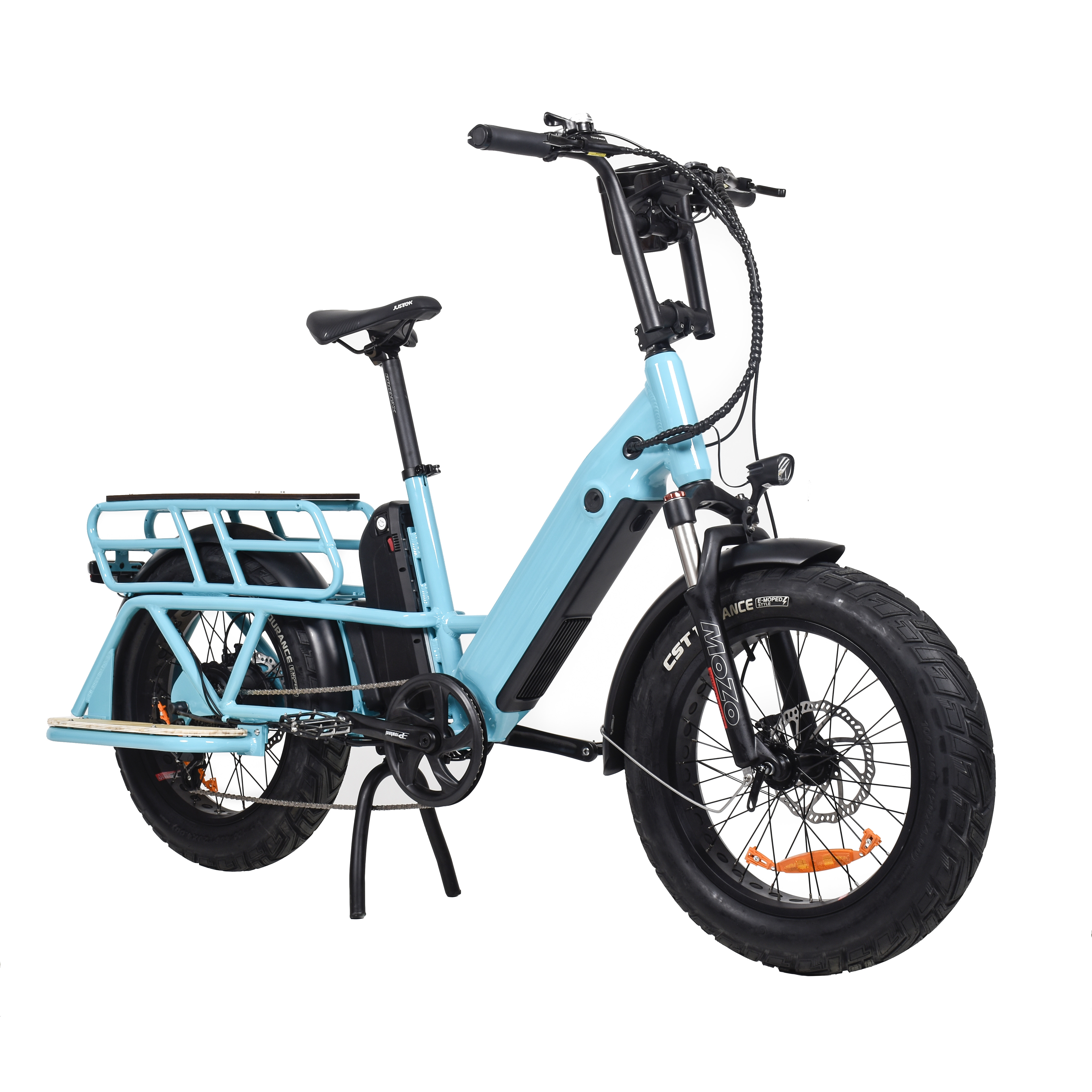 TDN04Z Long Range Cargo Elektrofahrrad Hinterradnabenmotor Antriebsmotor Cargo E-Bike Dual Battery Design