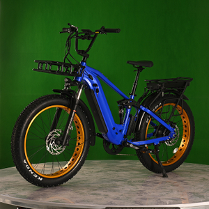 ELETCIRD -Fahrrad mit Doppelbatterie Hochleistungs Elektrik -Fettreifenbike 1500W Nabe Hub Motor