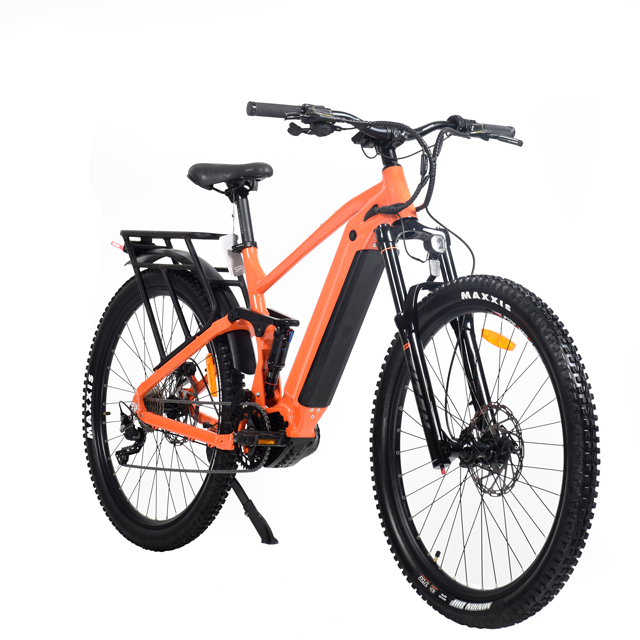 Vollgefedertes 250-W-Elektrofahrrad, geeignet für Bafang Mid Drive-Motorräder für den täglichen Pendelverkehr