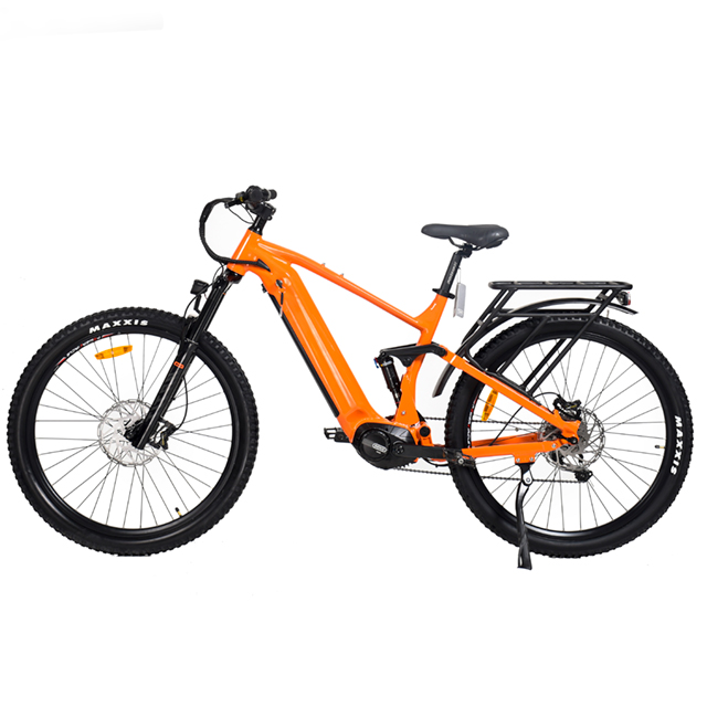 Vollgefedertes 250-W-Elektrofahrrad, geeignet für Bafang Mid Drive-Motorräder für den täglichen Pendelverkehr
