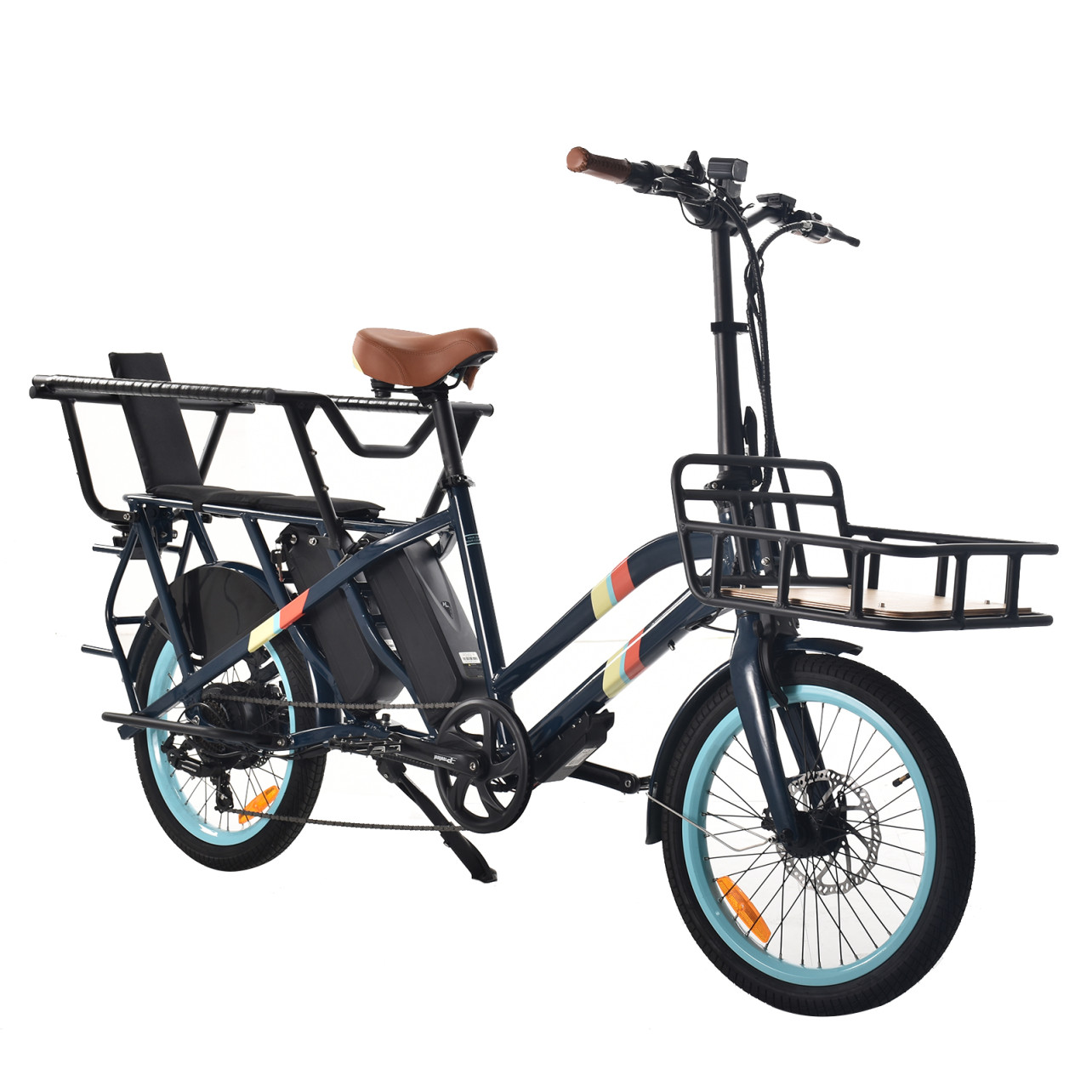 TDN03Z Cargo Elektrofahrrad Hinterradnabenmotor E-Bike 20 Zoll dünneres Reifenfahrrad